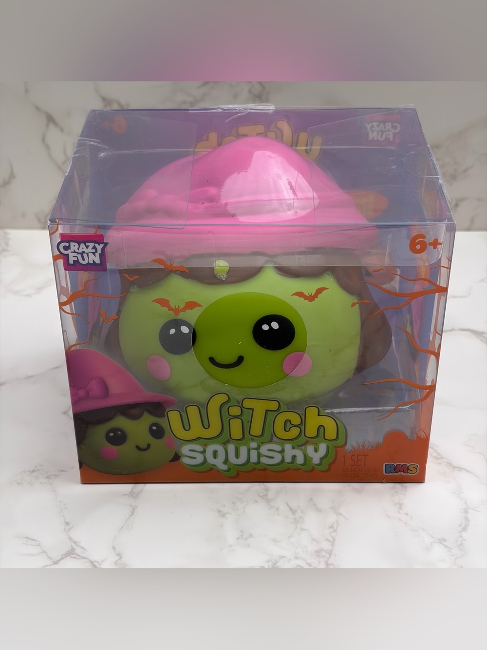 RMS Crazy Fun Witch Squishy Halloween Toy New